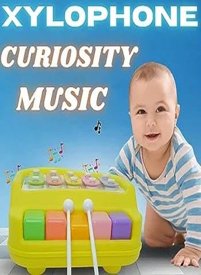 Manos Xylophone with 7 Notes and 2 Sticks | Xylophone Toy for Baby Children Toddlers 6 Months + (Pack of 1). - Image 4
